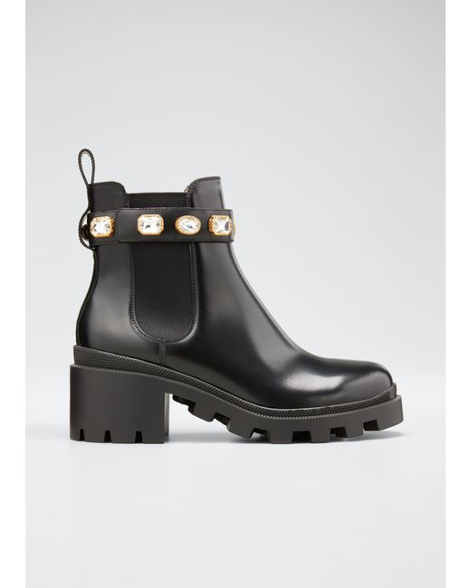 gucci leather boots