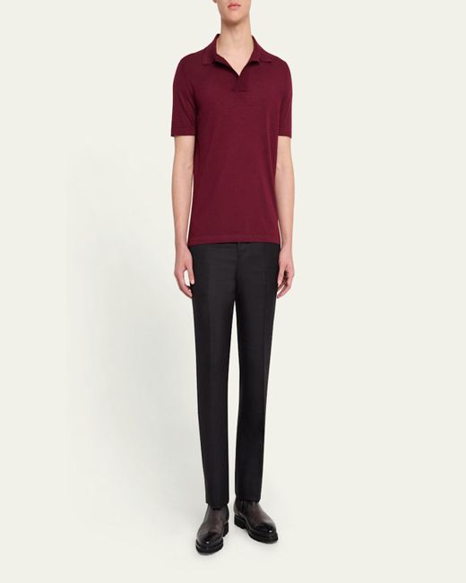 Gabriela Hearst Black Sebastian Straight-Fit Pants for men