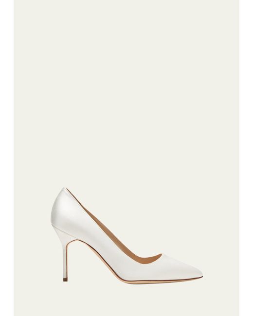 Manolo blahnik bb pump cheap white