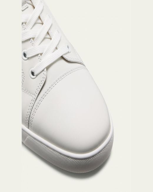 Christian Louboutin Natural Louis Junior Leather Low-top Sneakers for men