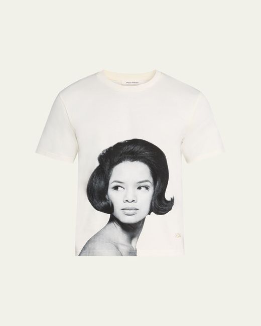 Wales Bonner White Selah Organic Cotton Oversized-Fit T-Shirt for men