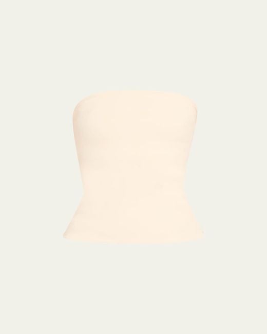 Esse Studios Natural Illi Strapless Fitted Top