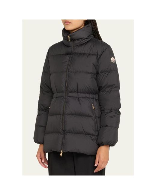 Moncler Gray Brossette Down Puffer Jacket