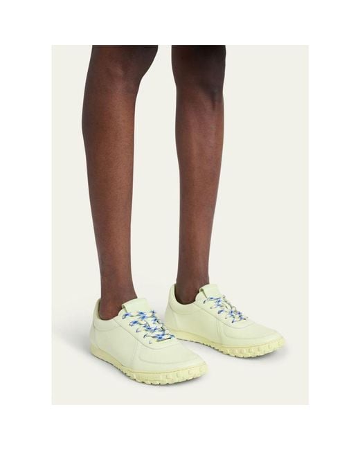 Givenchy Natural Glide Leather Low-Top Runner Sneakers for men