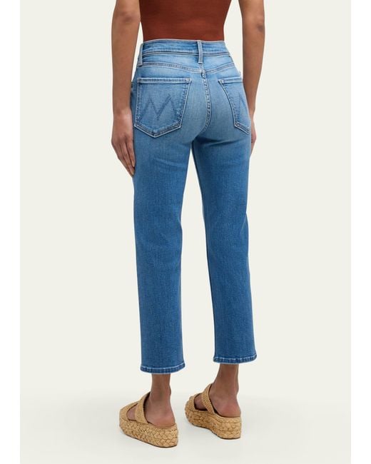 Mother Blue The Tomcat Ankle Jeans