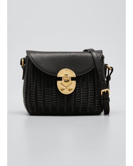 miu miu leather shoulder bag