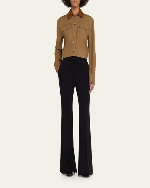 Jonathan Simkhai Natural Derby Cropped Linen Jacket