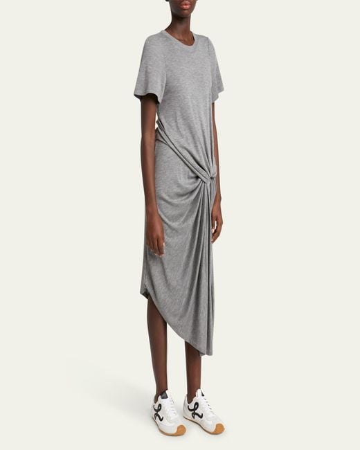 Loewe Natural Flow Runner Suede And Leather Sneakers