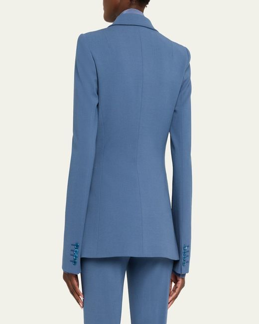 Michael Kors Purple Tailored Single-Button Blazer
