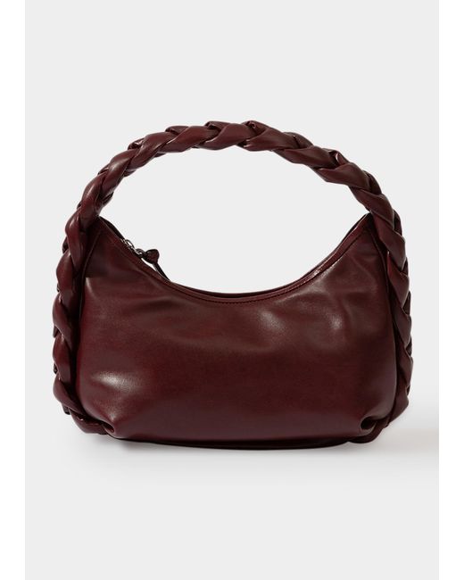 Hereu Espiga Braided Leather Top-handle Bag in Brown | Lyst