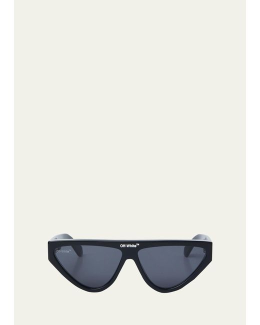 Off-White c/o Virgil Abloh White Gustav Logo-bridge Contemporary Sunglasses for men