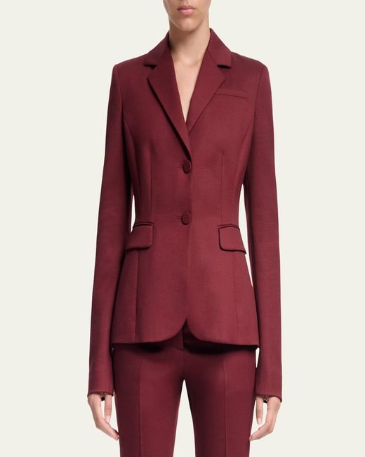 Altuzarra Purple Fenice Single-Breasted Jacket