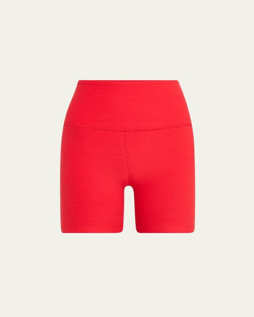 Beyond Yoga Black Spacedye Keep Pace Biker Shorts