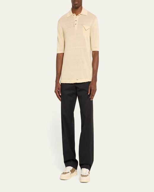 Gucci White Re-Web Gg Supreme Canvas And Leather Sneakers for men