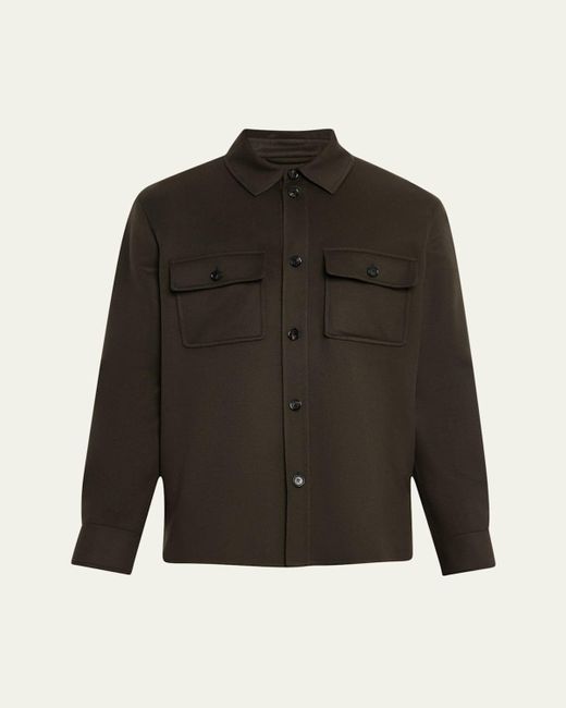Loro Piana Multicolor Jim Cashmere Overshirt for men