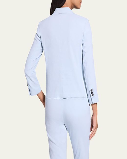 Theory Natural Shrunken Crunch Linen Jacket