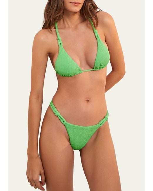 ViX Green Firenze Edie T-back Bikini Top