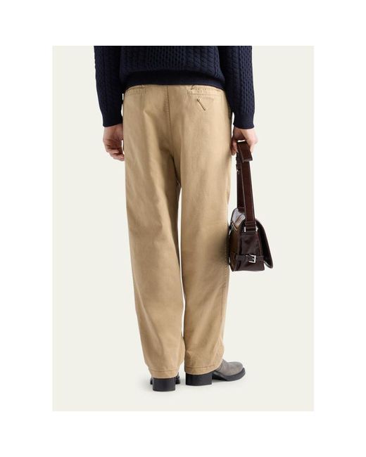 Prada Natural Cotton Pants for men