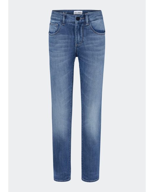 DL1961 Blue Boy's Brady Slim-fit Denim Jeans for men