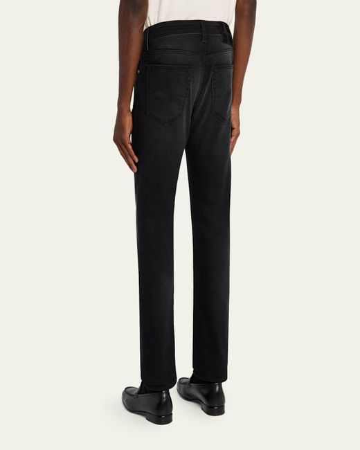 Jacob Cohen Black Bard Denim Slim Fit Jeans for men