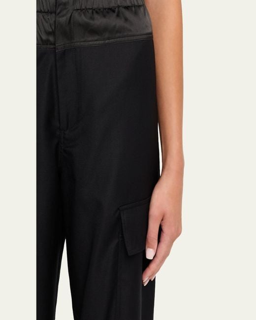 WE-AR4 Black The Bootleg Cargo Pants