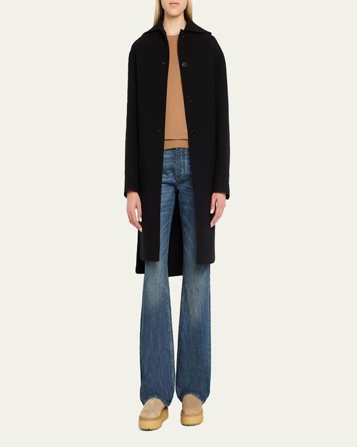 Prada Natural Suede Shearling Cozy Platform Mules