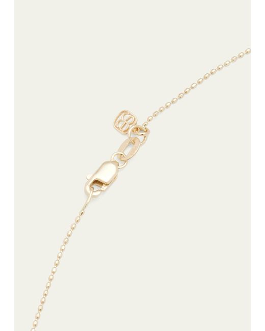 Sydney Evan 14k Pure Lightning Bolt Necklace in Natural Lyst