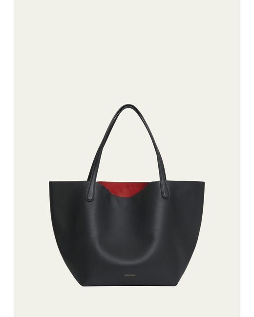 Mansur Gavriel Black Everyday Soft Leather Tote Bag