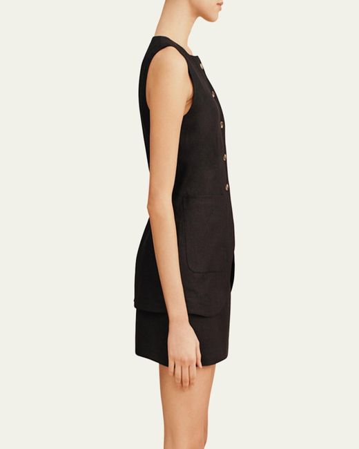 Posse Black Emma Linen Vest