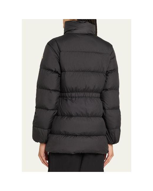 Moncler Gray Brossette Down Puffer Jacket