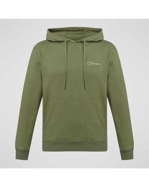 Berghaus Green Small Logo Hoody for men