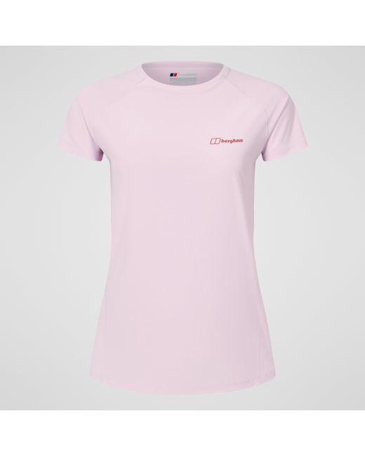 Berghaus Pink 24/7 Crew Short Sleeve Tech Tee