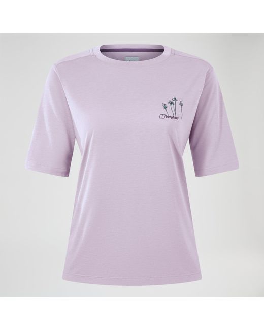 Berghaus Pink Coneflower Short Sleeve Tee