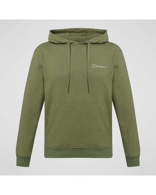Berghaus Green Small Logo Hoody for men