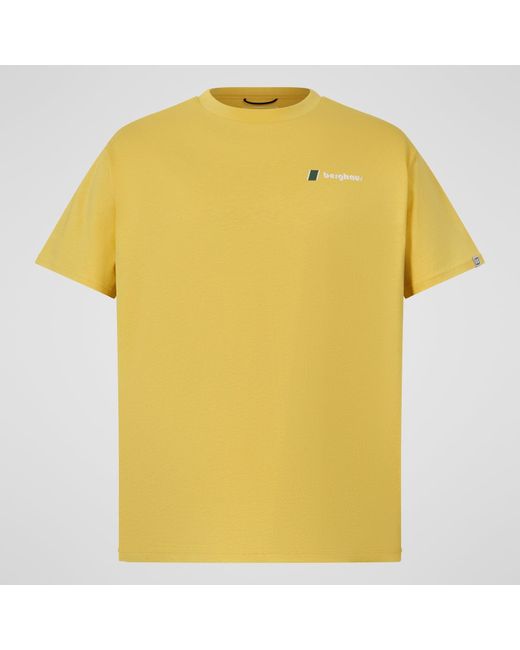 Berghaus Yellow Doodle Mountain Patch Tee for men