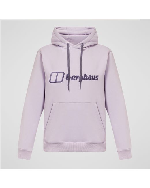 Berghaus Purple Logo Hoodie for men