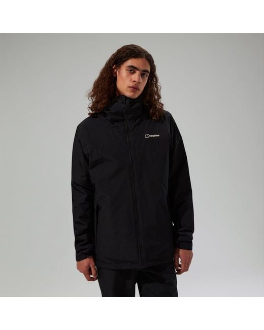 Berghaus Black Deluge Pro 3.0 Insulated Waterproof Jacket for men