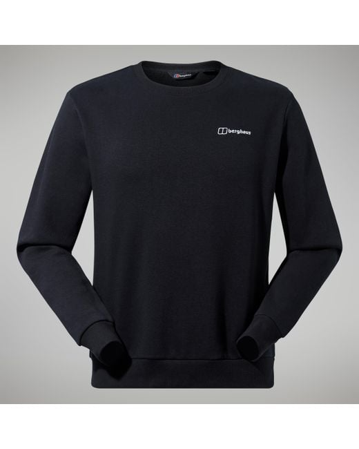 Berghaus Black Logo Crew for men