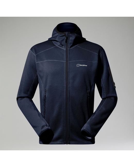 Berghaus Blue Pravitale Mtn 2.0 Hooded Fleece Jacket for men
