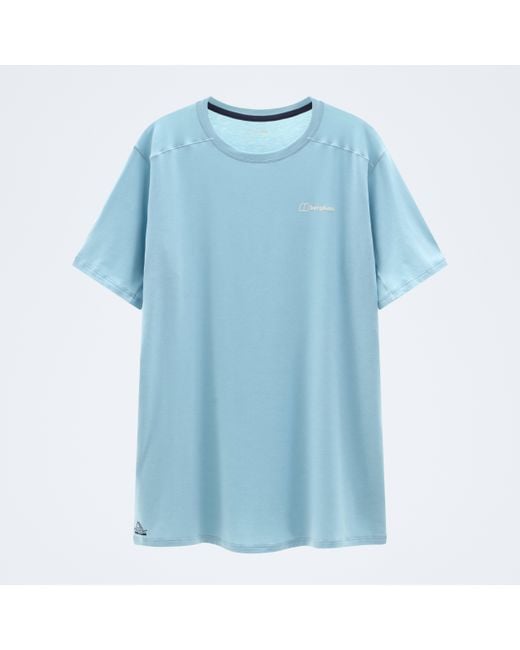 Berghaus Blue Delta Short Sleeve Tech Tee for men