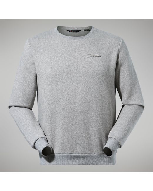 Berghaus Gray Logo Crew for men
