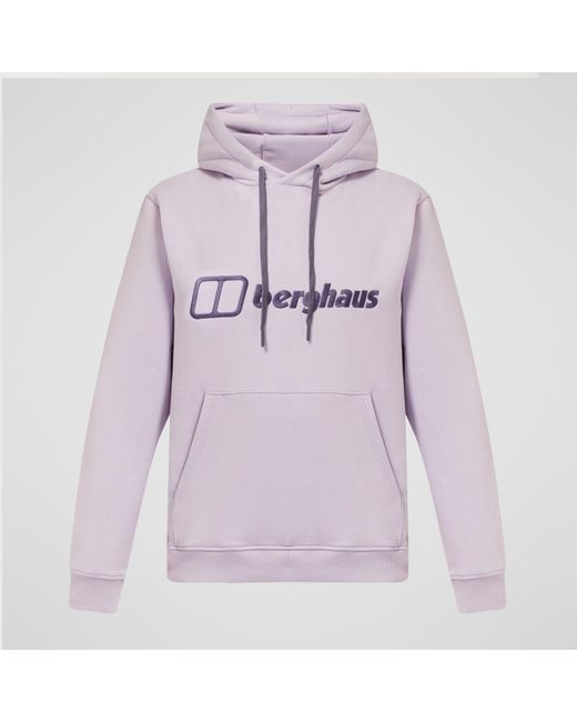 Berghaus Purple Logo Hoodie for men