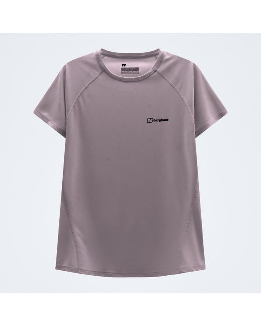 Berghaus Purple 24/7 Crew Short Sleeve Tech Tee