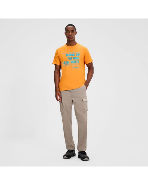 Berghaus Orange High Level Route Tee for men