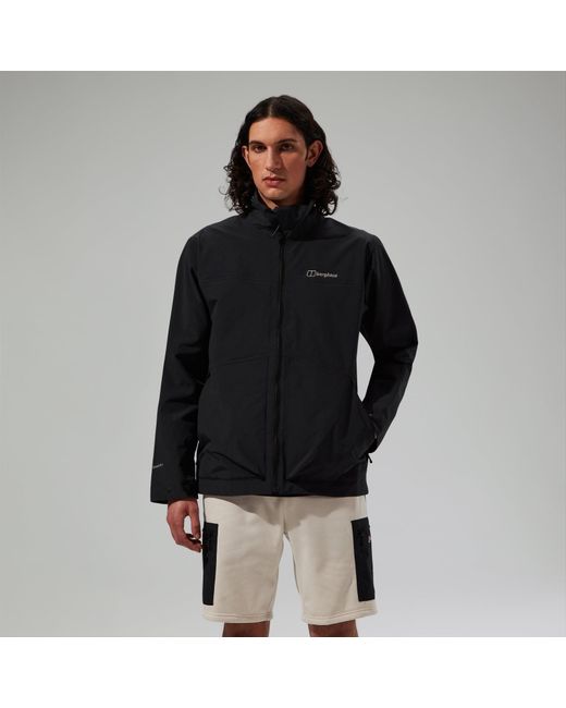 Berghaus Black Woodwalk Waterproof Jacket for men