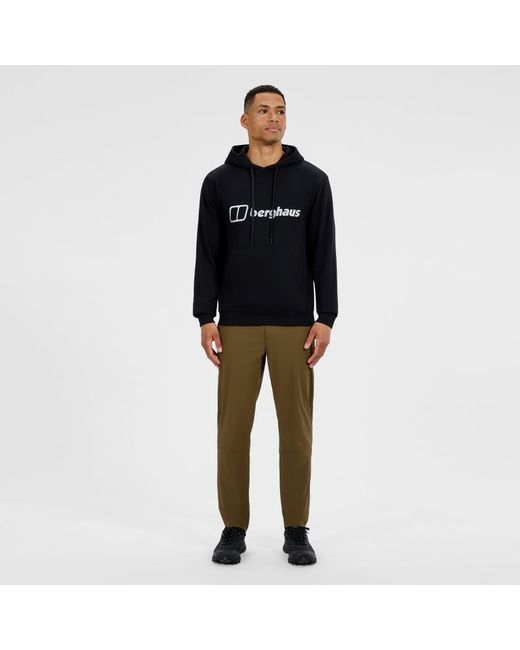 Berghaus Black Logo Hoody Light for men