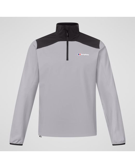 Berghaus Gray Terrain Trek Half Zip Jacket for men