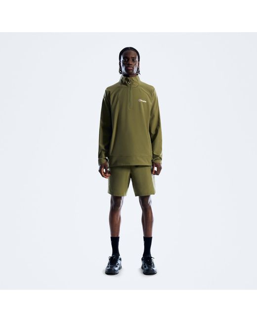 Berghaus Green Wavertree Half-Zip for men