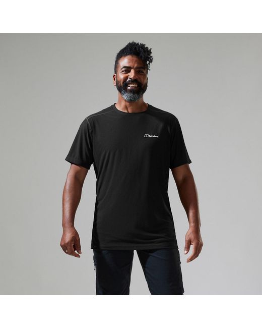 Berghaus Black 24/7 Tech Tee Super Stretch Crew for men