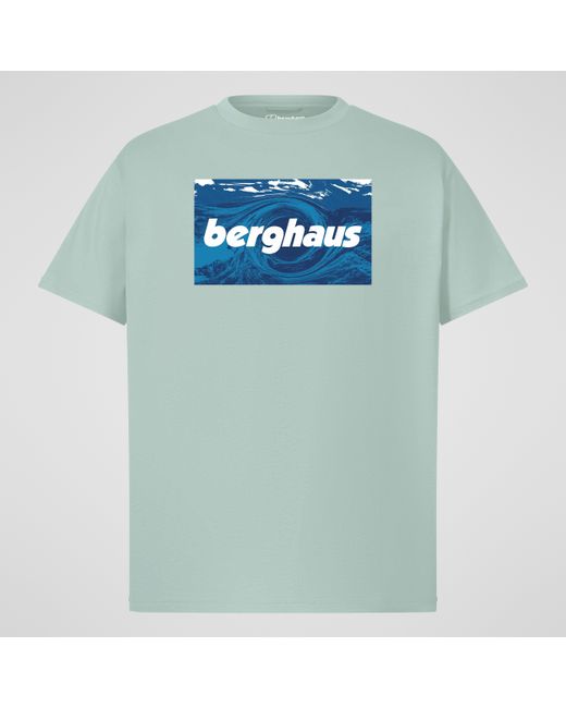 Berghaus Blue Twisted Skies Tee for men